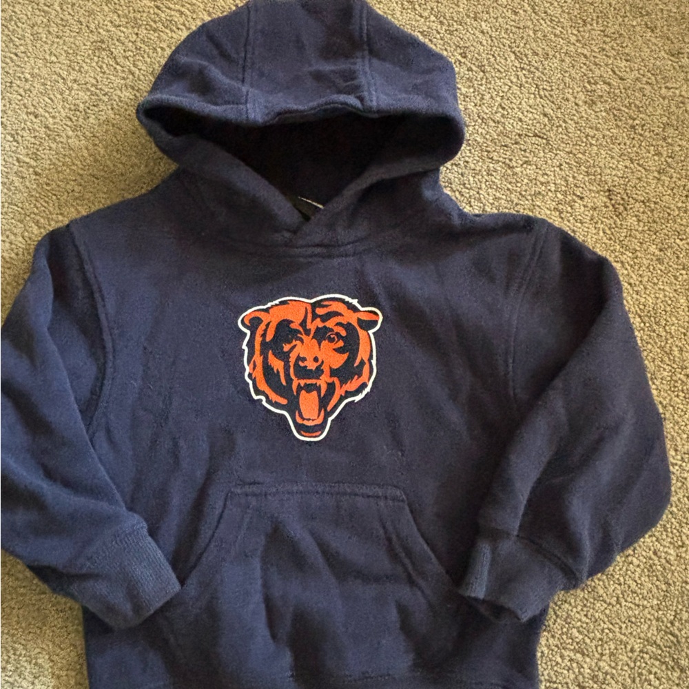Navy Hoodie with Bear Logo